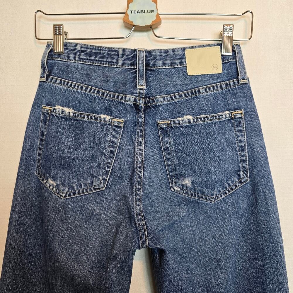🔴 3/$30 AG 24×27 The Phoebe Vintage High-Waisted Tapered Jean — 15Y Anchorage - Picture 9 of 12